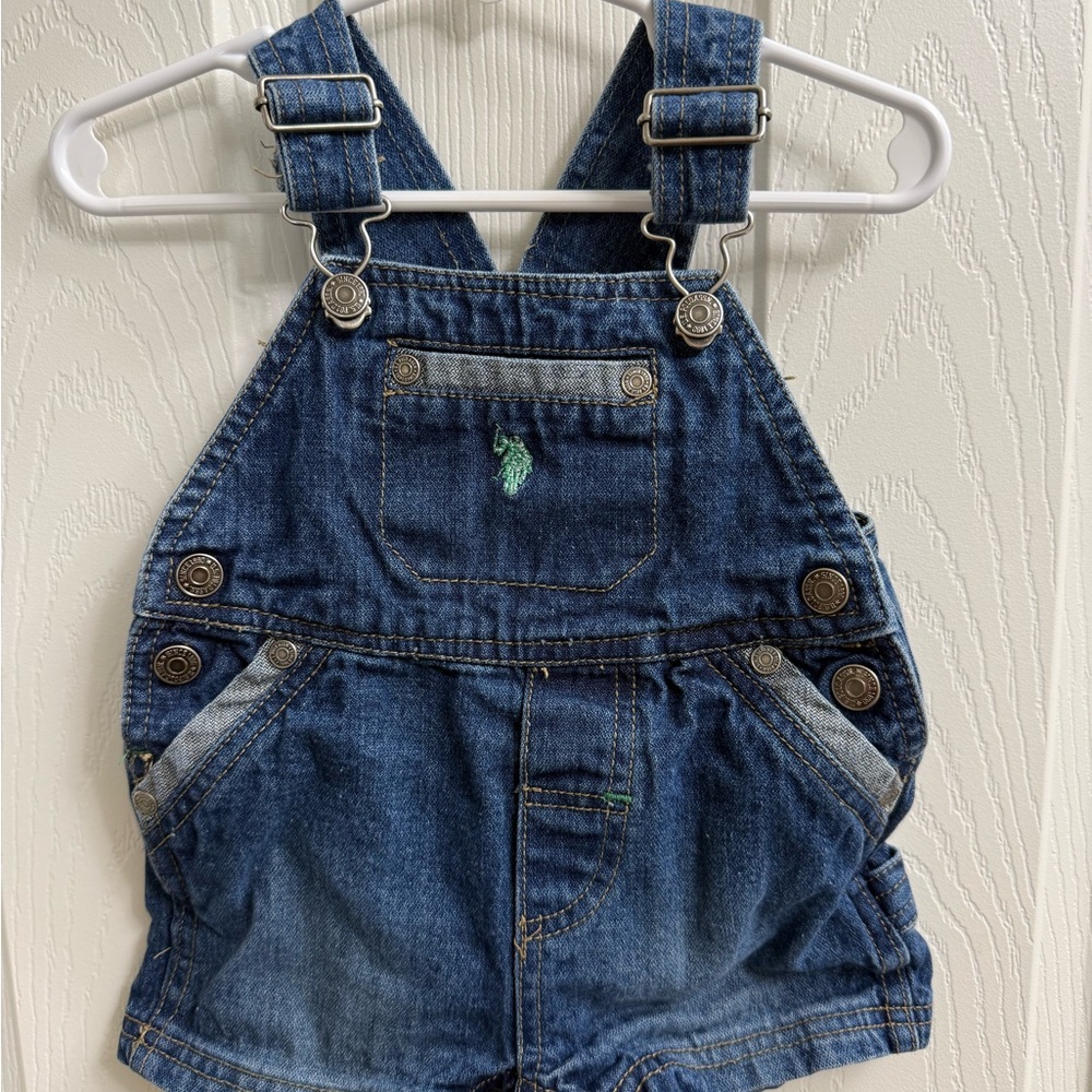 U.S. Polo Assn. Dark Blue Kids Overalls